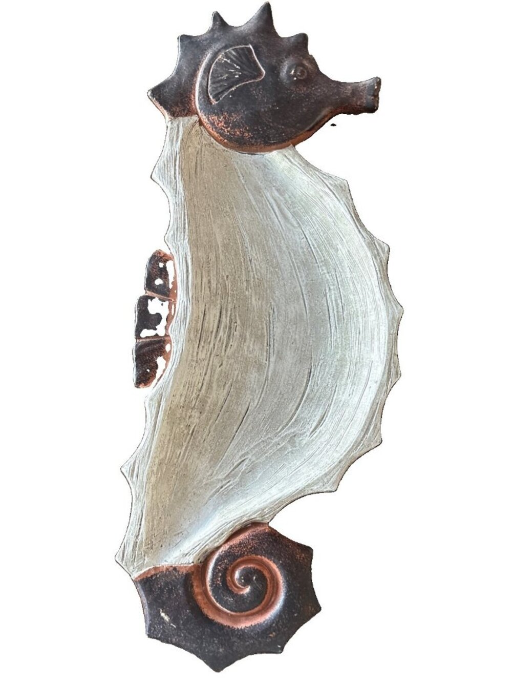 Hobby Lobby Seahorse Decorative Tray 15”L x 6”W, Coastal, Beach & Cottagecore